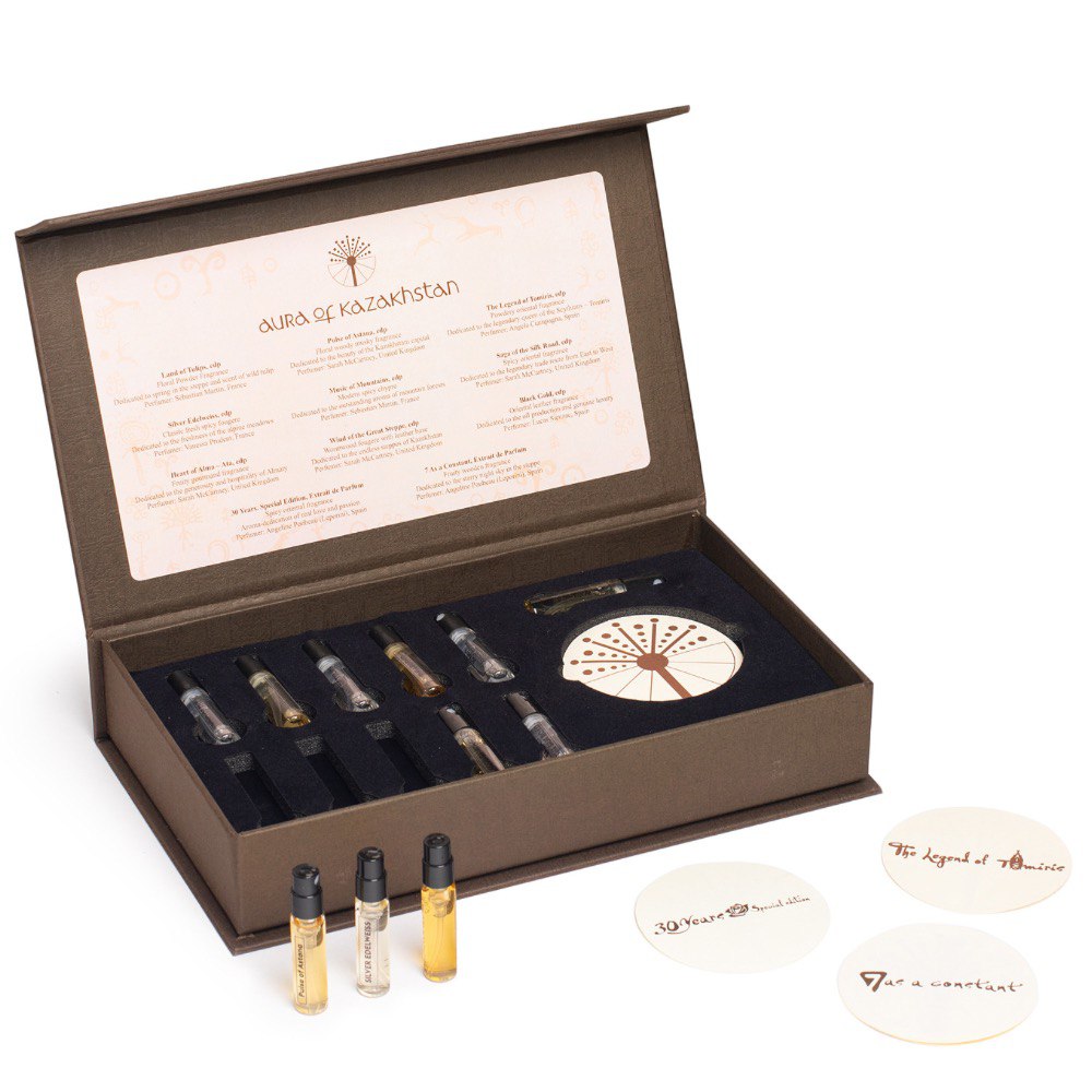 Aura of Kazakhstan - Sample Set | Eau de Parfum 11 х 3 ml | Gift Box