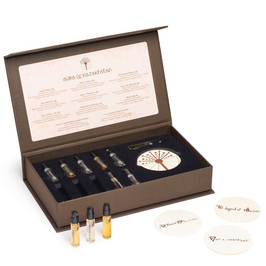 Aura of Kazakhstan - Sample Set | Eau de Parfum 11 х 3 ml | Gift Box