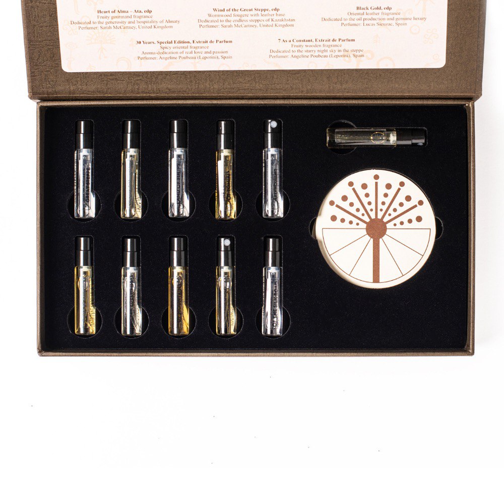 Aura of Kazakhstan - Sample Set | Eau de Parfum 11 х 3 ml | Gift Box